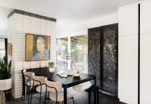 Mid-mod Harvey Park Home by Form Studio Form Studio remodel dining area