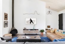 How To Get This Vintage Modern Living Room Look Vintage modern living room by Wandertree