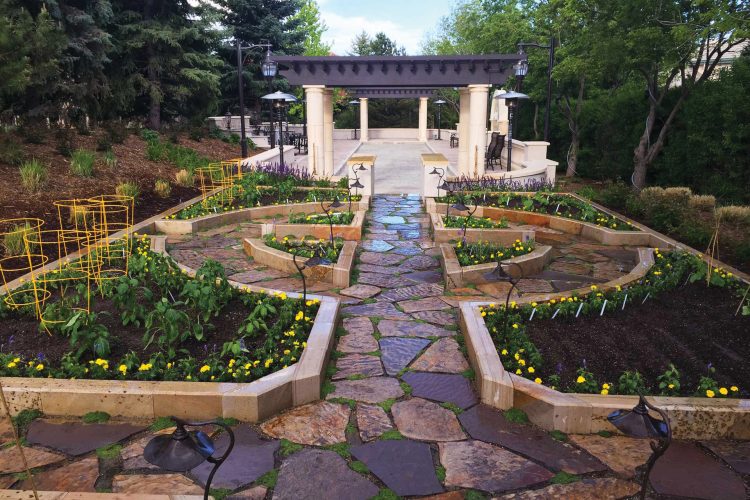 Italian style garden