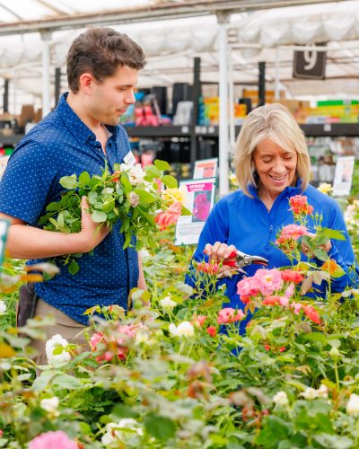 Luan Akin and Richard Newbold at Tagawa Gardens.
