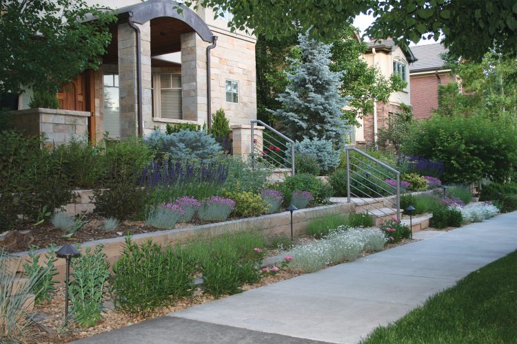 Exterior of a home by Phase One Landscapes.