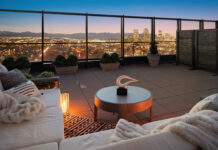 Step Inside a Denver Penthouse with Front Row Views of the Rockies The private rooftop terrace offers a breathtaking one-of-a-kind vantage point in Denver, where the skyline, Cheesman Park, and the Rockies unfold in every direction.
