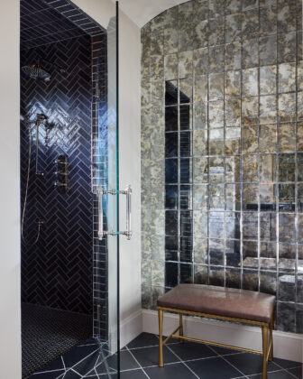 Shower in the 2026 Home & Garden Colorado Designer Showhouse.