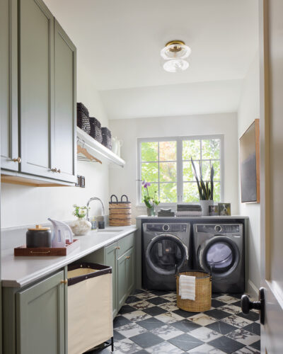 The laundry room in the 2026 Home & Garden Colorado Designer Showhouse.