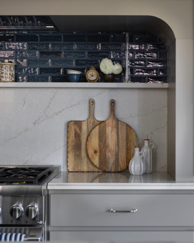 Close up of kitchen cabinetry in the 2026 Home & Garden Colorado Designer Showhouse.