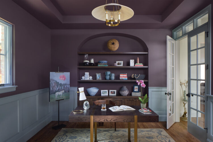 The office in the 2026 Home & Garden Colorado Designer Showhouse.