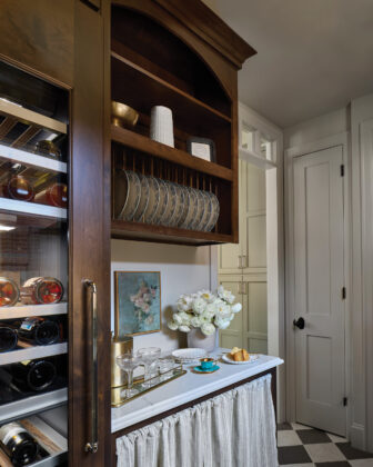 Scullery with wet bar in the 2026 Home & Garden Colorado Designer Showhouse.
