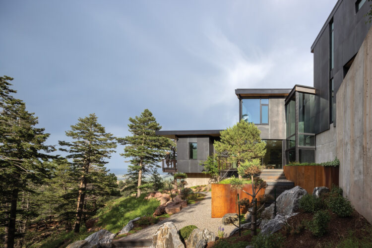 Exterior shot of the home by Follow Architecture.