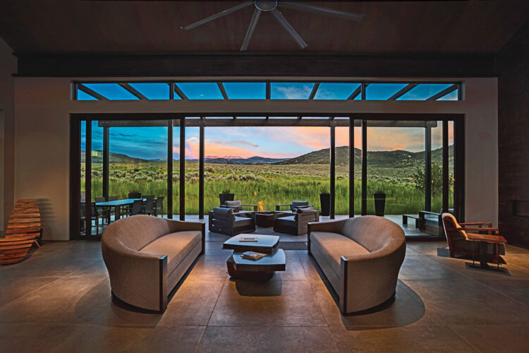 Interior living area of a property in Eagle Colorado.