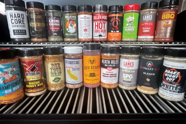 Rubs from Holy Smokes BBQ.